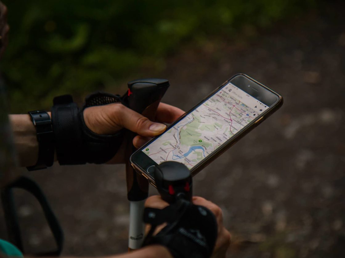 Utiliser une appli comme GPS de randonnée