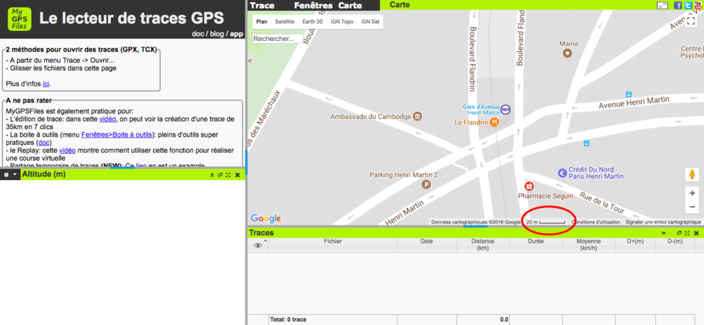 Outil Fichier GPS