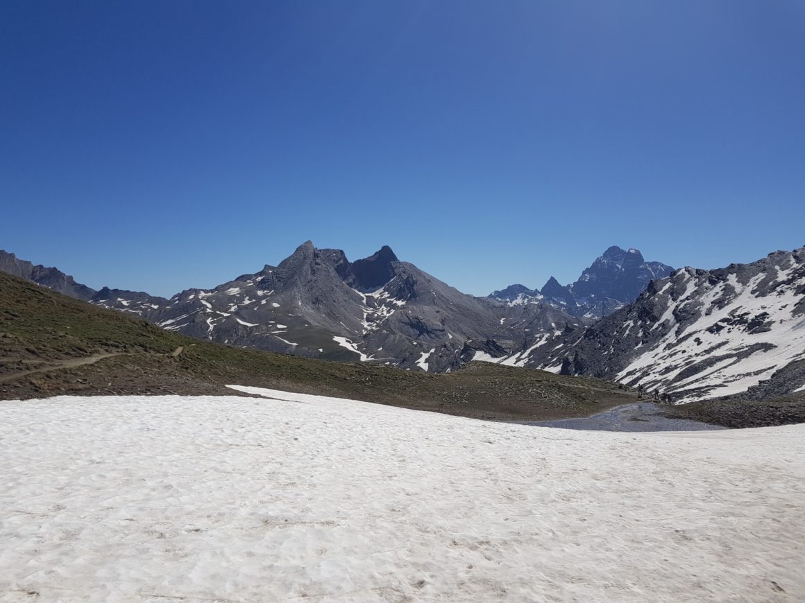 Randonnée passage névés Queyras