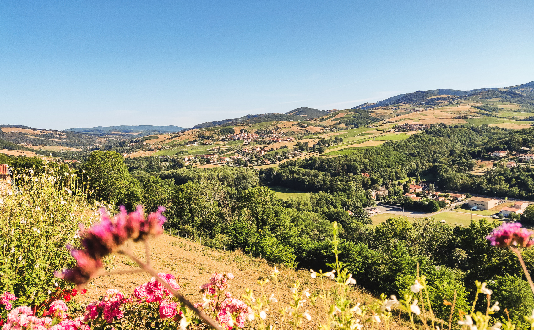 Randonnée dans le Beaujolais