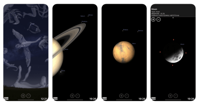 Helloways - 6 appli pour la randonnée - Stellarium