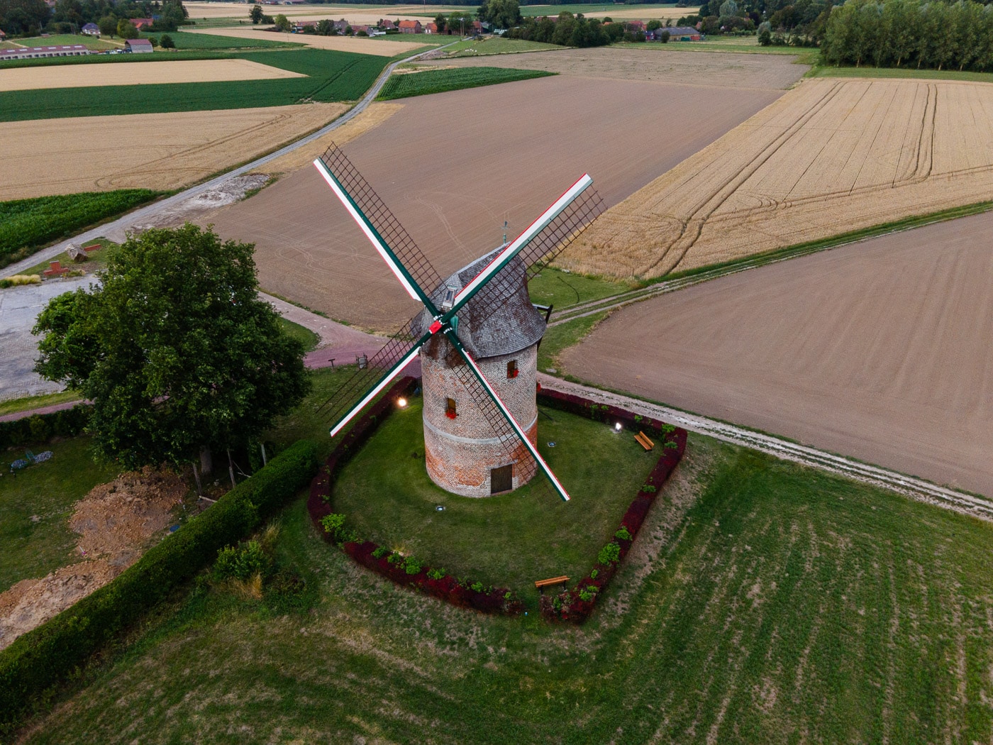 Moulin de Vertain sur la randonnée de Templeuve