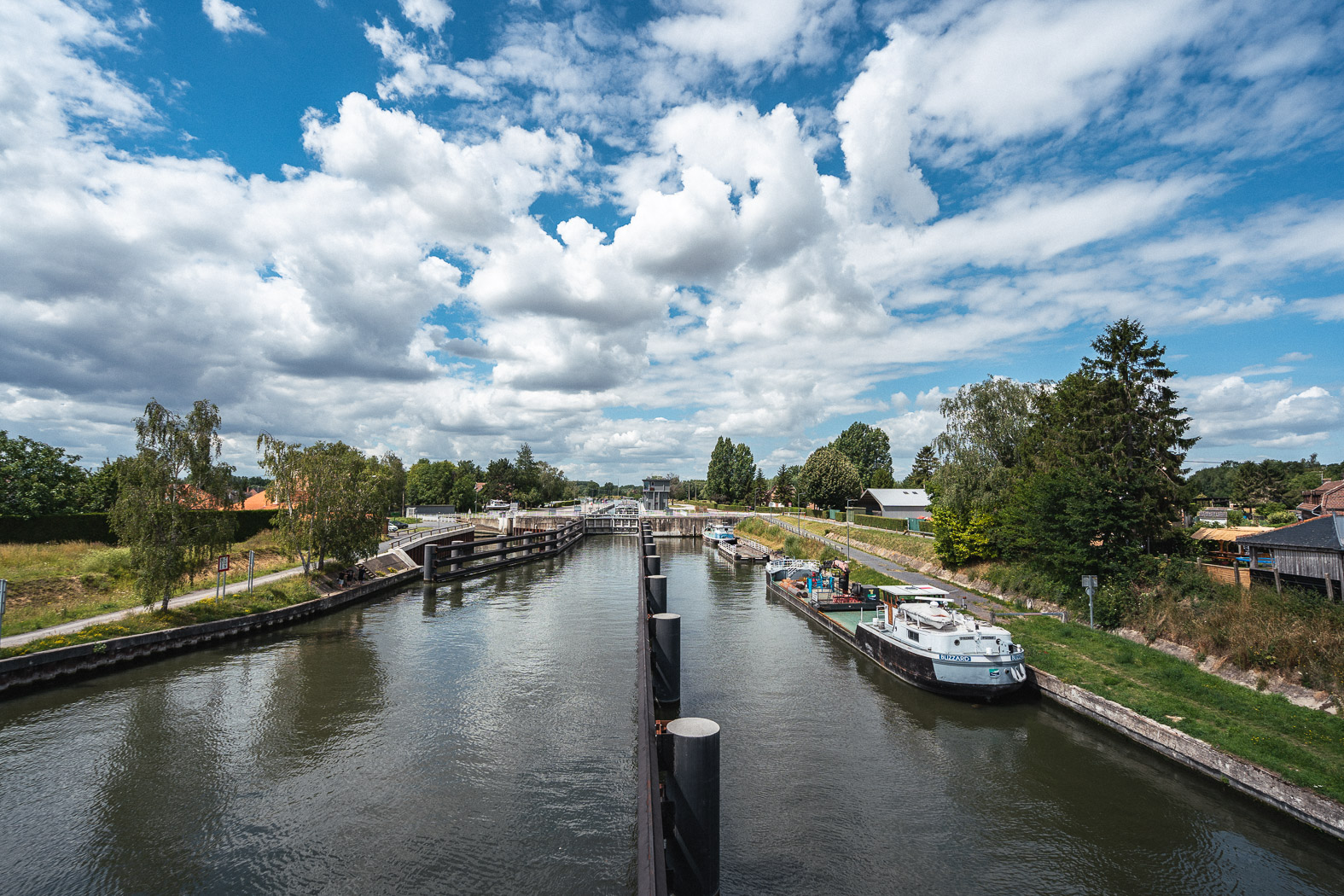 Randonnée le long du canal de la Deûle