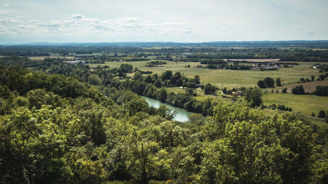 Randonnée le long de la Garonne