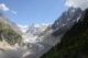 Mer de glace improbable en train