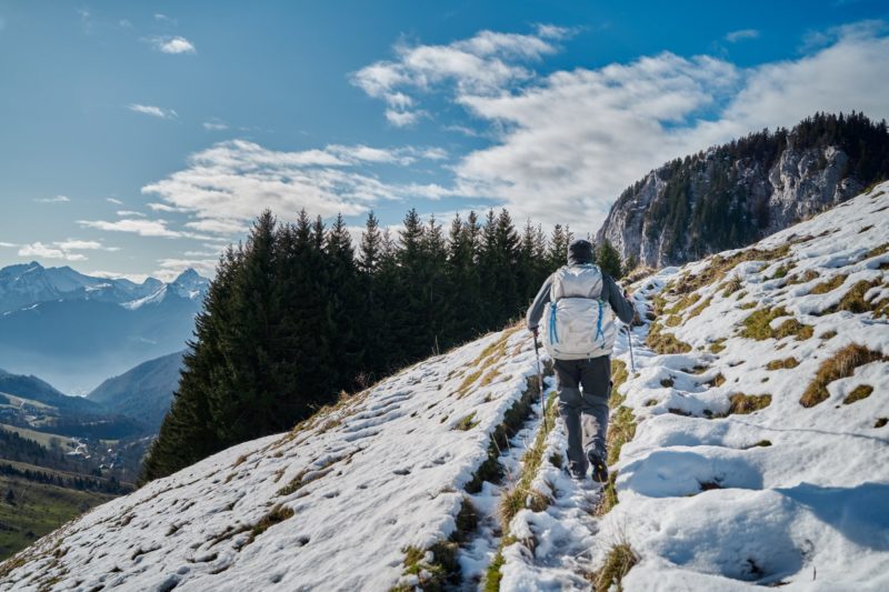 Randonnée sur neige