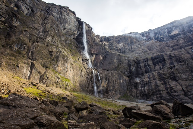 Cascaces en randonnée